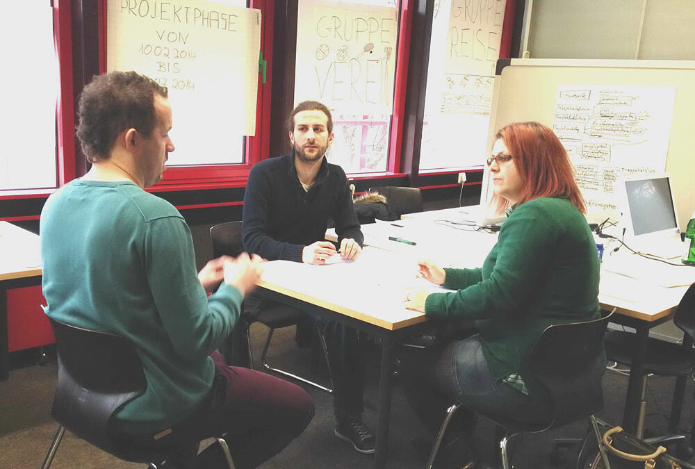 RWB Essen – Fachschule für Wirtschaft – Fachrichtung Wirtschafts­informatik – Arbeitssituation in der Projektgruppe
