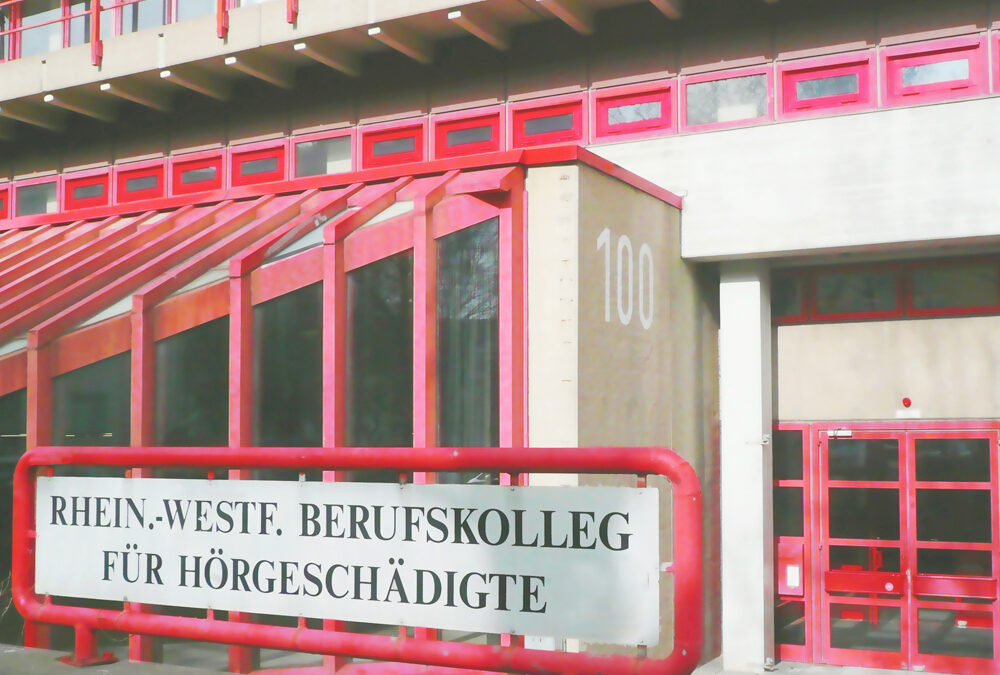 RWB Essen Schule Rundgang Eingang Schild