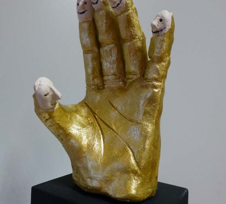 RWB Essen – Deaf Slam III – Hand-Skulptur