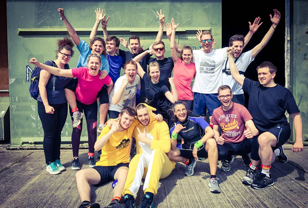 RWB Essen – Mud Masters in Weeze – Gruppenfoto vor dem Hindernislauf