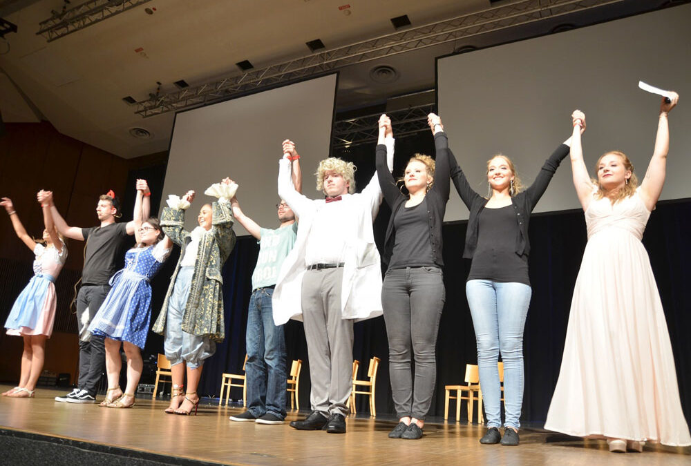 RWB Essen – Abiturfeier 2017 – Persiflage von Hubert Burghardt auf Goethes „Faust“