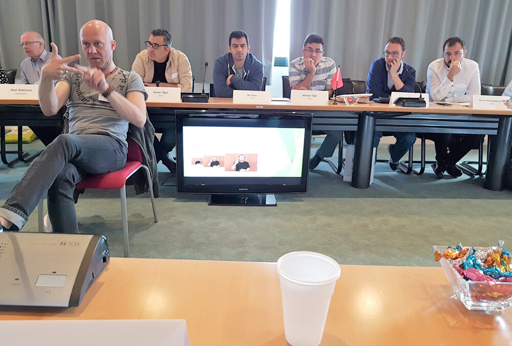 RWB Essen – Spreadthesign in Rennes –  Besprechungen im Konferenzraum der Universität Rennes