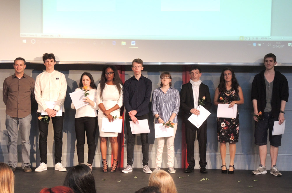RWB Essen – Abschlussfeier Berufsfachschule 2017 – Klasse 1B261