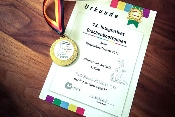 RWB Essen – Integratives Drachenbootrennen 2017 – Urkunde