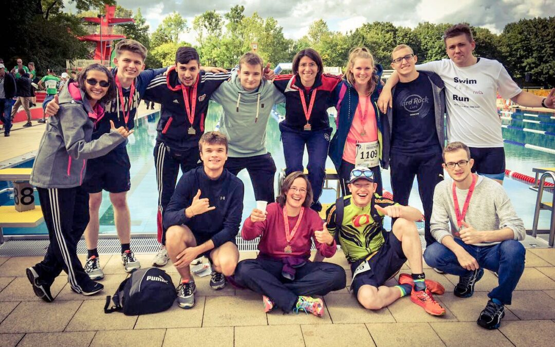 RWB Essen – Triathlon-AG – Gruppenfoto der Teilnehmerinnen und Teilnehmer