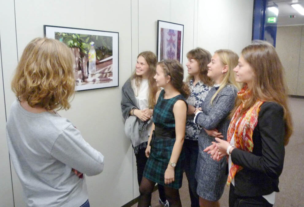 RWB Essen – Besuch aus Russland – Besichtigung der Schule – Rundgang