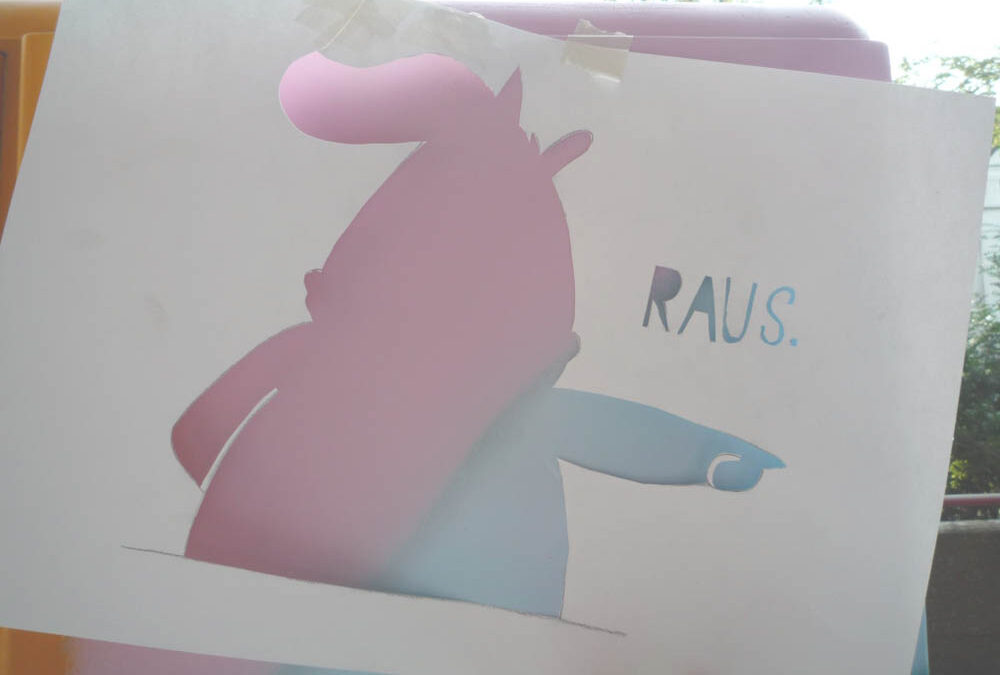 RWB Essen – Graffiti-Projekt 2017 – Aktion