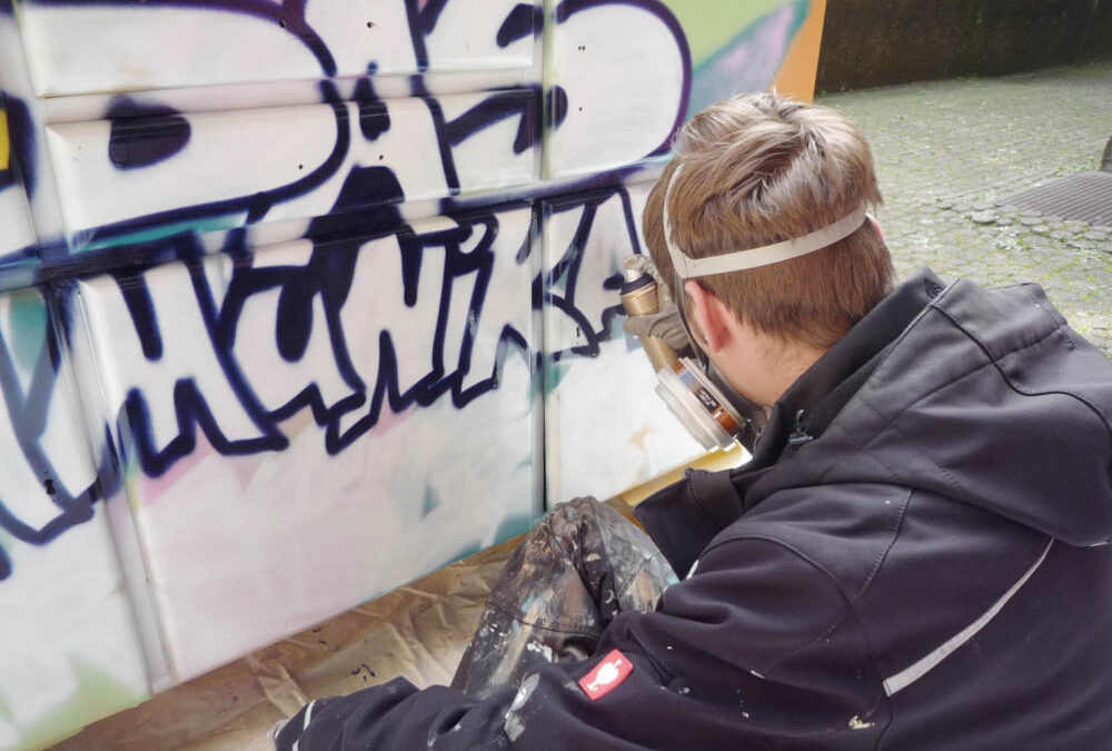 RWB Essen – Graffiti-Projekt 2017 – Aktion
