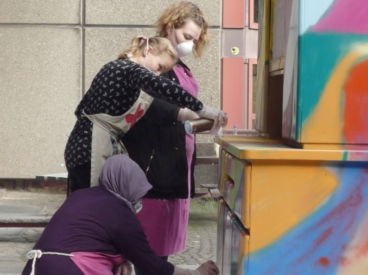 RWB Essen – Graffiti-Projekt 2017 – Aktion