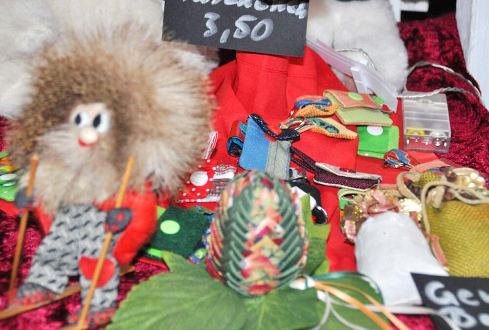 RWB Essen – Weihnachtsmarkt 2017 – Verkaufsstand für Feines aus Stoff