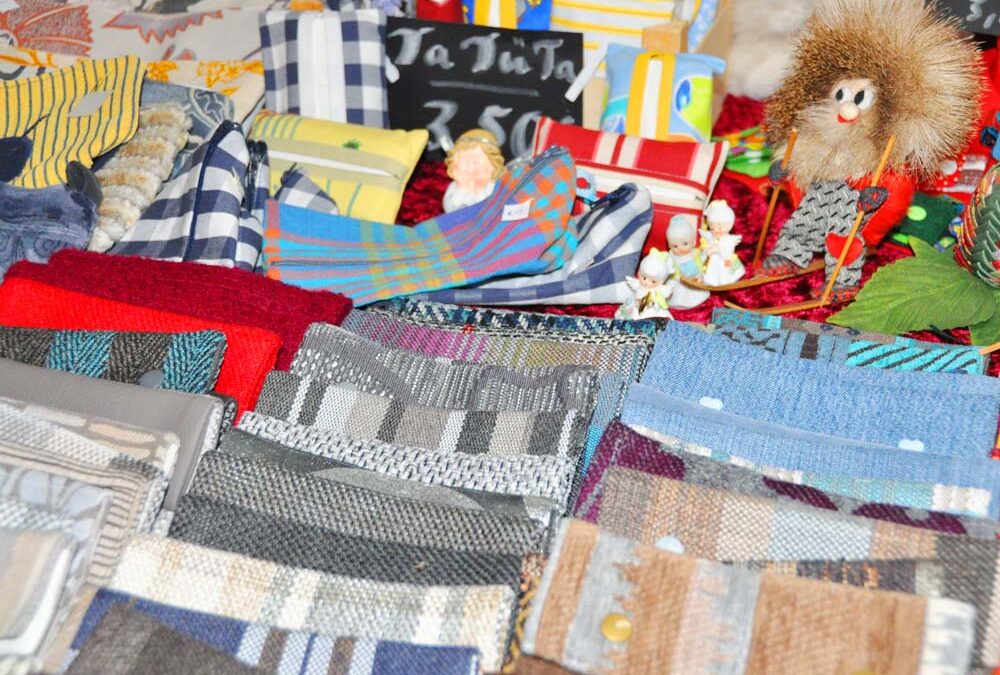 RWB Essen – Weihnachtsmarkt 2017 – Verkaufsstand für Feines aus Stoff