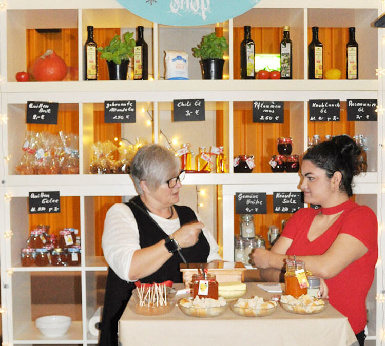 RWB Essen – Weihnachtsmarkt 2017 – Verkaufsstand für Süßes und Saures
