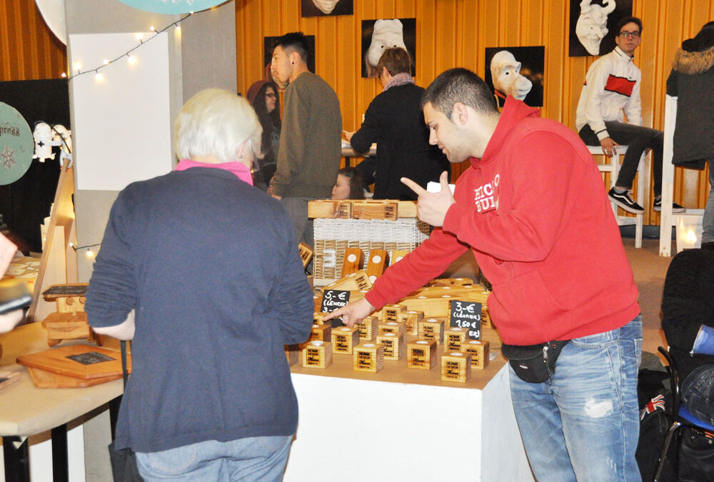 RWB Essen – Weihnachtsmarkt 2017 – Verkaufsstand für Holzarbeiten