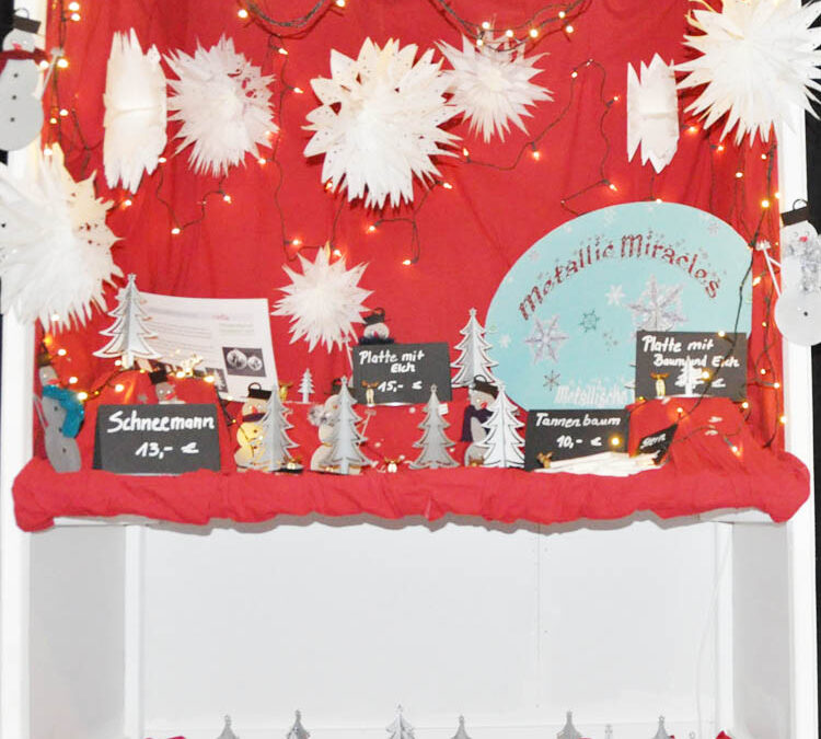 RWB Essen – Weihnachtsmarkt 2017 – Verkaufsstand für weihnachtliche Dekoartikel aus Metall