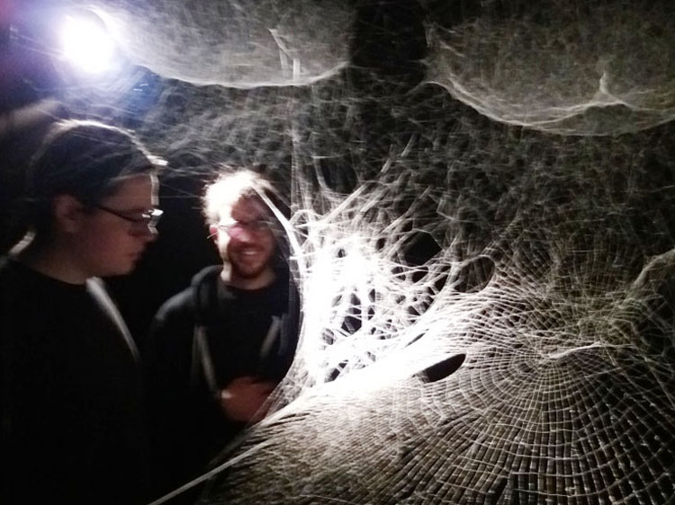 RWB Essen – Besuch des Museums K21 – Installation von Tomas Saraceno – Spinnen
