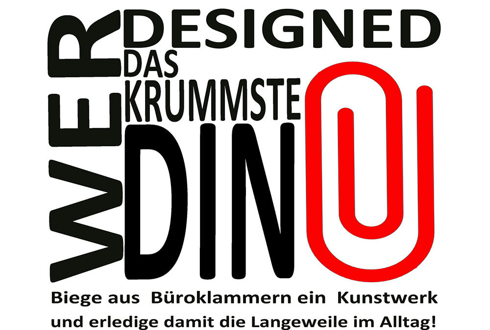 RWB Essen – Ausstellung im RWB – Wer designed das krummste Ding – Ausstellungsplakat