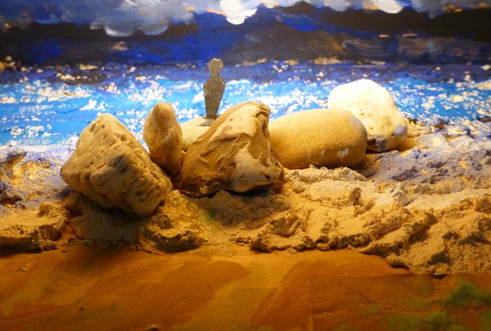 RWB Essen – Kunstprojekt „Alles Theater“ –  Bühnenbild „Küstenlandschaft“