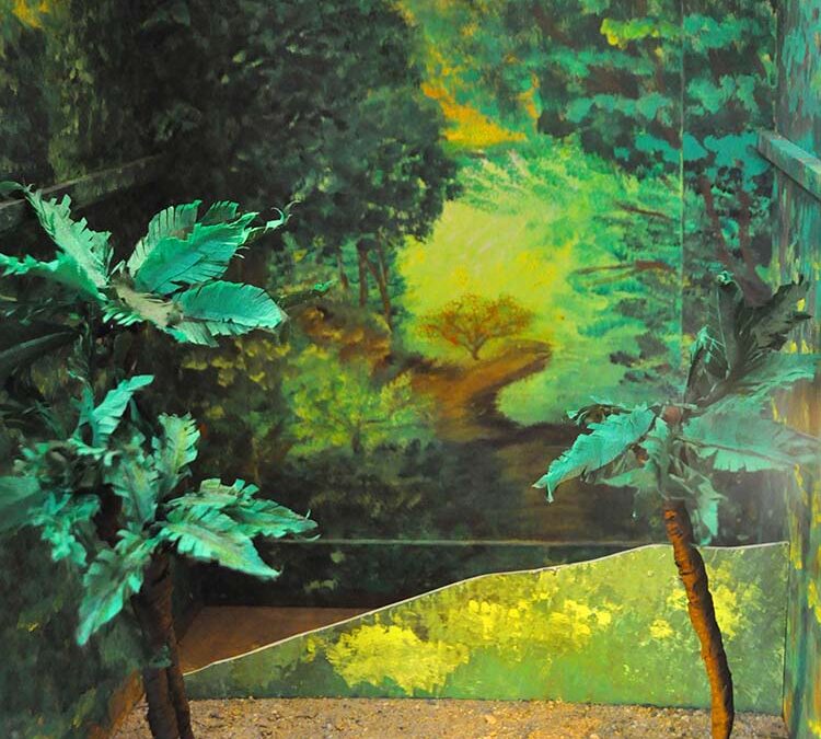 RWB Essen – Kunstprojekt „Alles Theater“ – Bühnenbild „Im Dschungel“