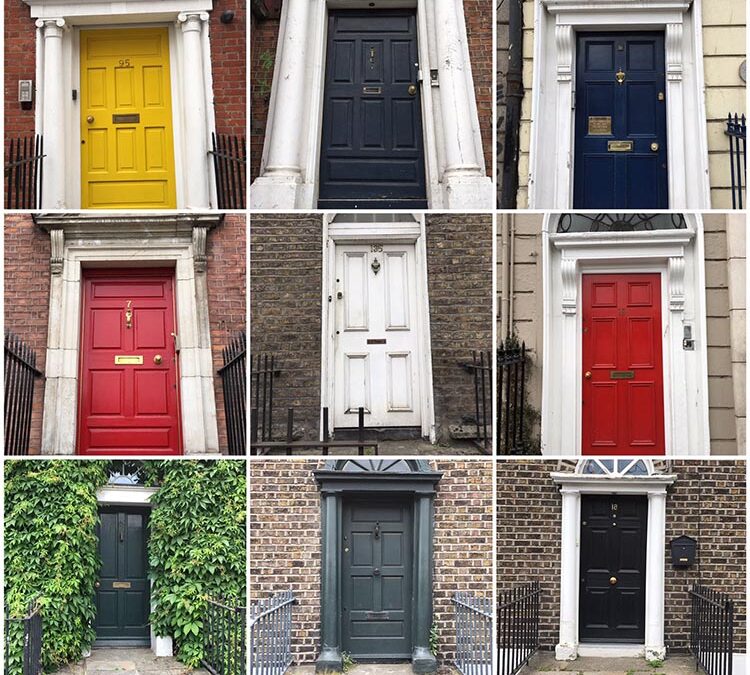 RWB Essen – Studienfahrt nach Dublin – doors of Dublin