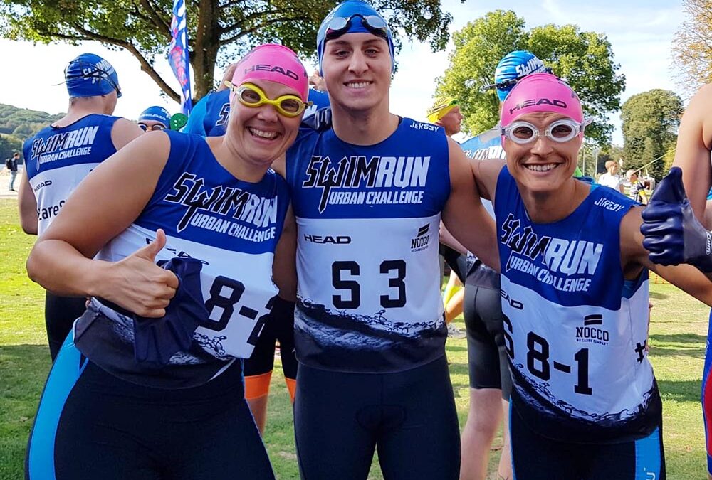RWB Essen – SwimRun 2018 –  Gruppenfoto beim Wettkampf