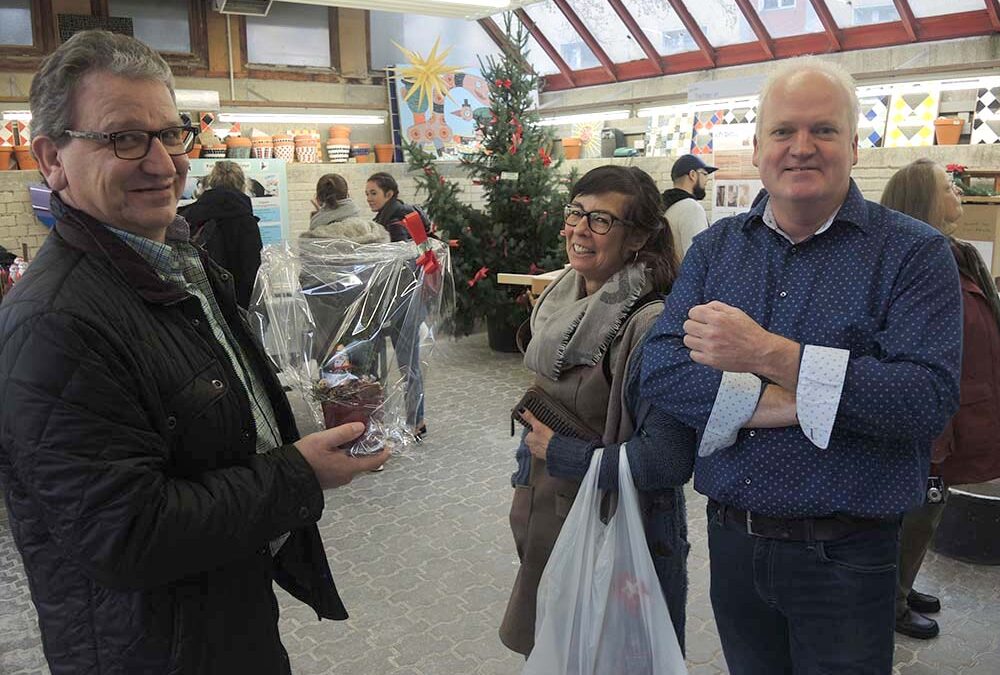 RWB Essen – Berufsbörse 2018 – Besucher in der Bauhalle