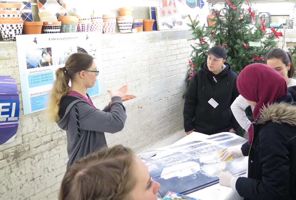 RWB Essen – Berufsbörse 2018 – Berufe im Bereich Gestaltung/ Fahrzeuglackierer/in