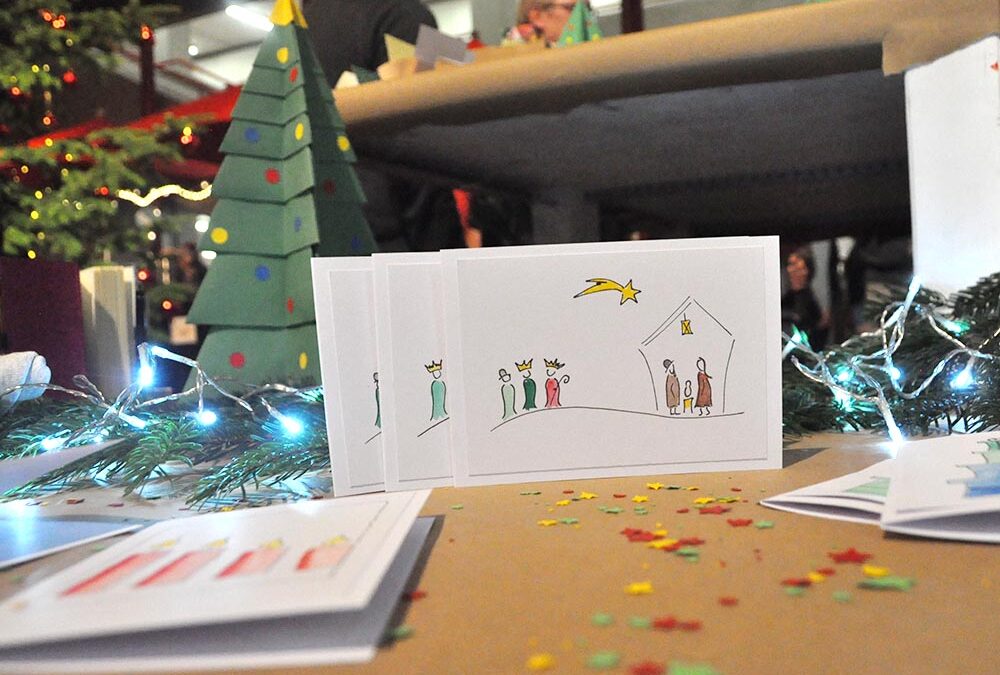 RWB Essen – Weihnachtsmarkt 2018 – Verkauf von Karten, Blöcken, Büchern und vielem mehr