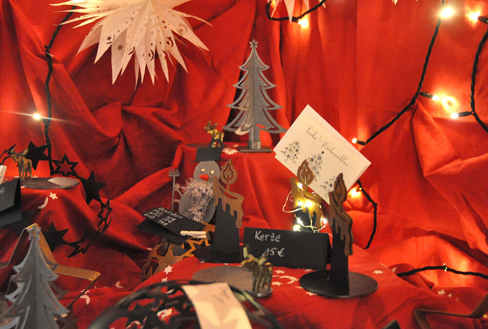 RWB Essen – Weihnachtsmarkt 2018 – Verkauf von weihnachtlichen Objekten aus Metall