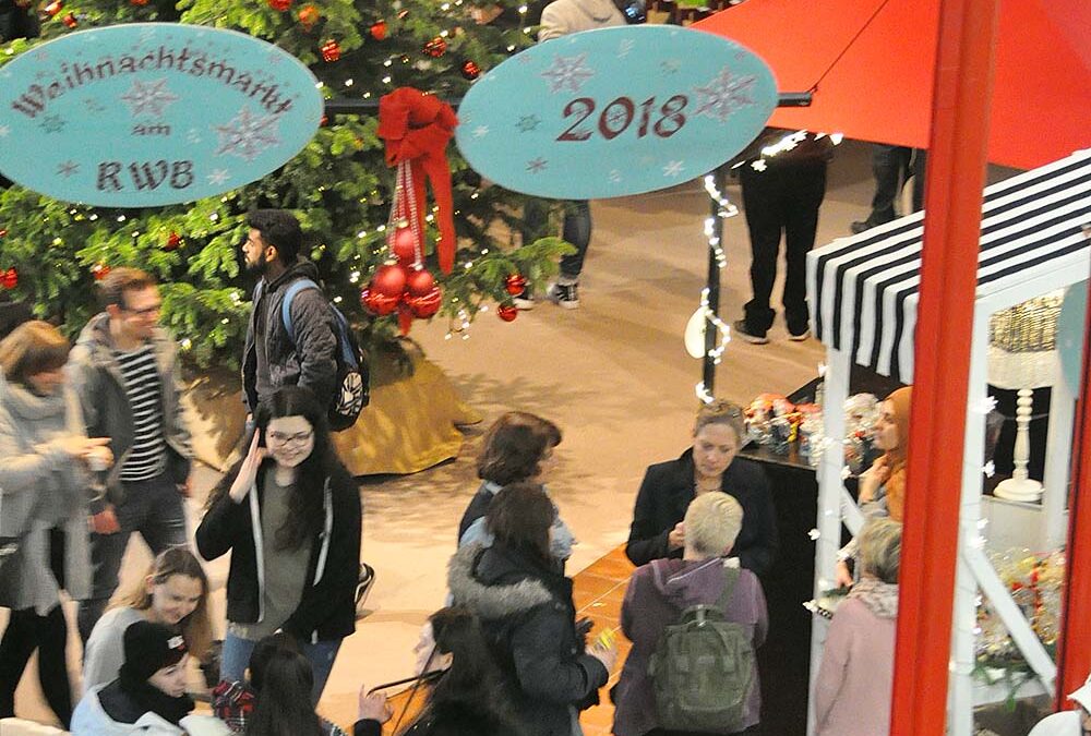 RWB Essen – Weihnachtsmarkt 2018 – Weihnachtsmarkt im PZ von oben