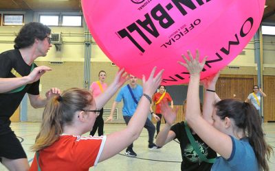 Kin Ball Turnier der 13er Klassen