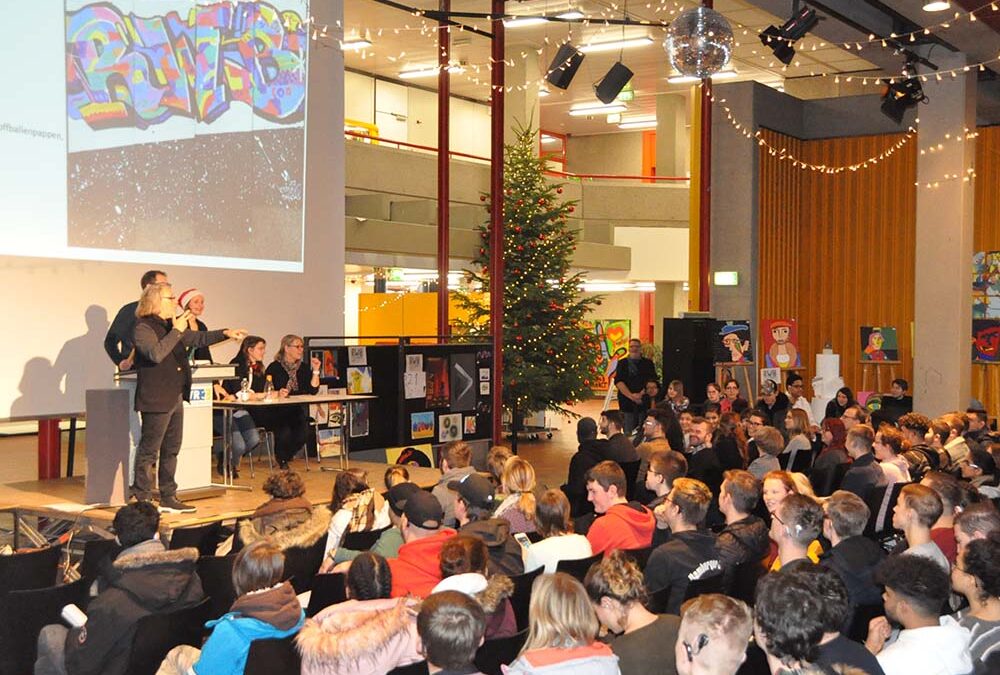 RWB Essen – Kunstauktion 2018 – Die Kunstwerke werden präsentiert.