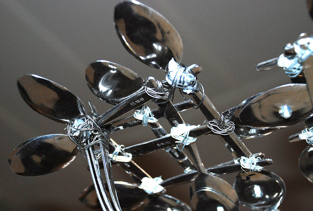 RWB Essen – Ausstellung Löffelart 2019 – Detailansicht eines Kunstwerks
