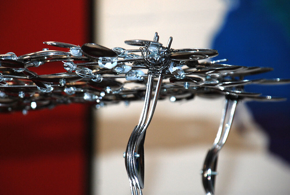 RWB Essen – Ausstellung Löffelart 2019 – Detailansicht eines Kunstwerks