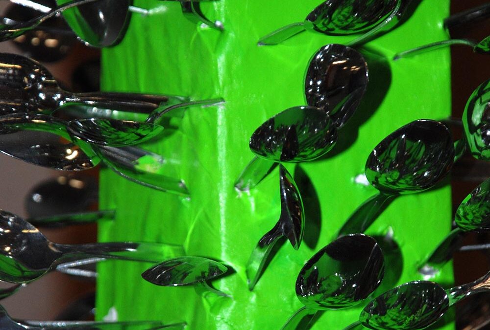 RWB Essen – Ausstellung Löffelart 2019 – Detailansicht eines Kunstwerks