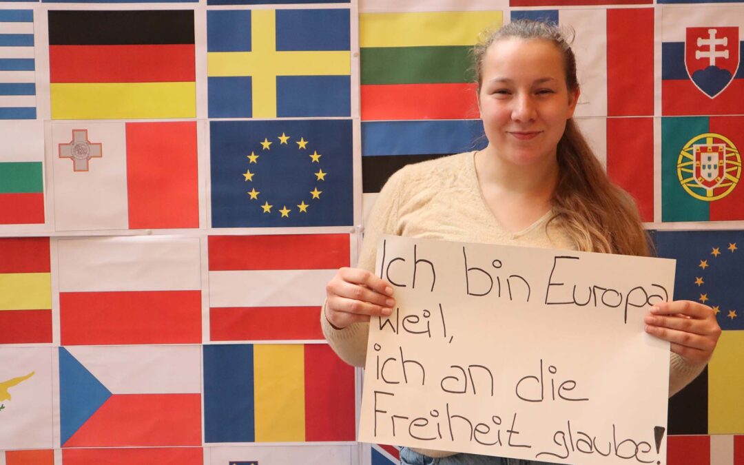 RWB Essen – RWB Europa Aktion – Fotoaktion „Ich bin Europa, weil…“