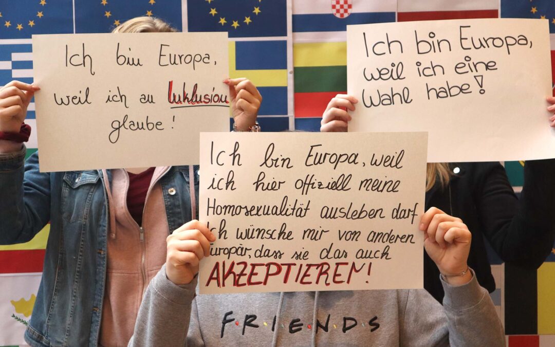 RWB Essen – RWB Europa Aktion – Fotoaktion „Ich bin Europa, weil…“