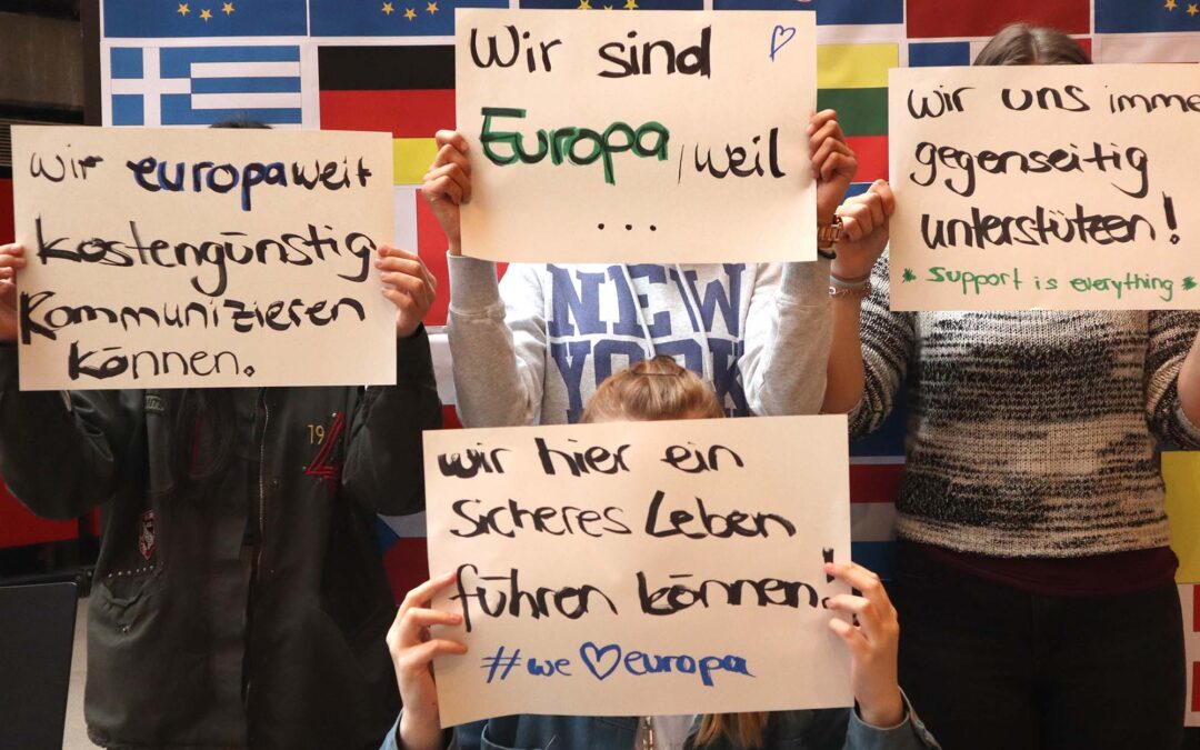RWB Essen – RWB Europa Aktion – Fotoaktion „Ich bin Europa, weil…“