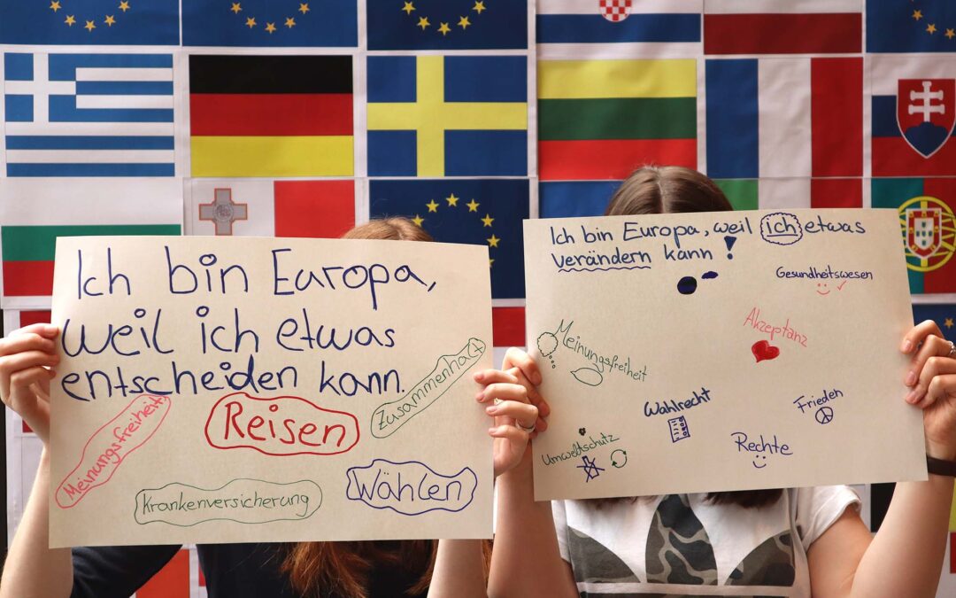 RWB Essen – RWB Europa Aktion – Fotoaktion „Ich bin Europa, weil…“