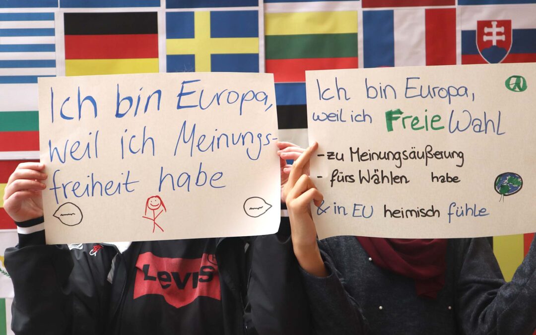 RWB Essen – RWB Europa Aktion – Fotoaktion „Ich bin Europa, weil…“