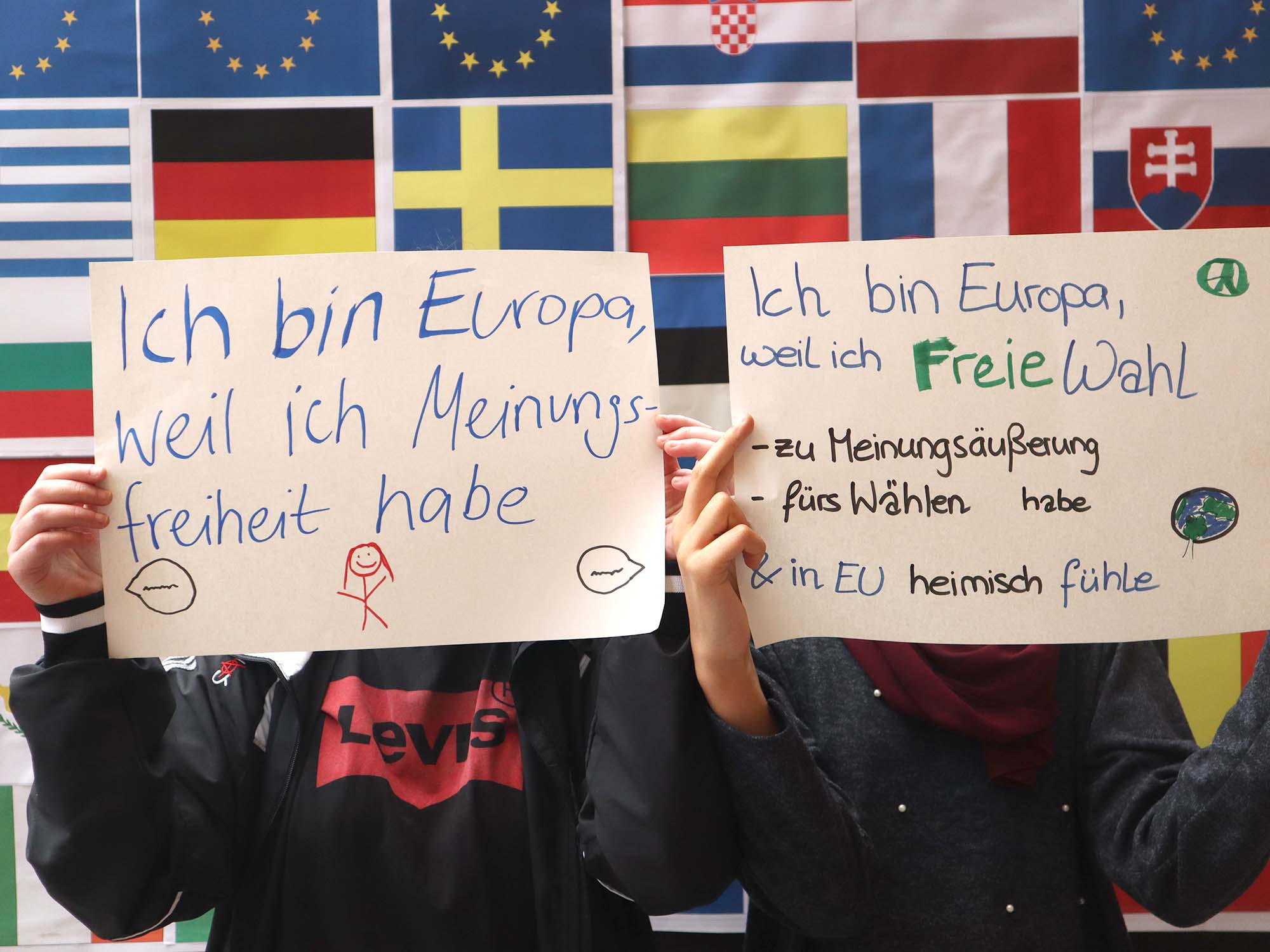 RWB Essen - RWB Europa Aktion - Fotoaktion "Ich bin Europa, weil..."