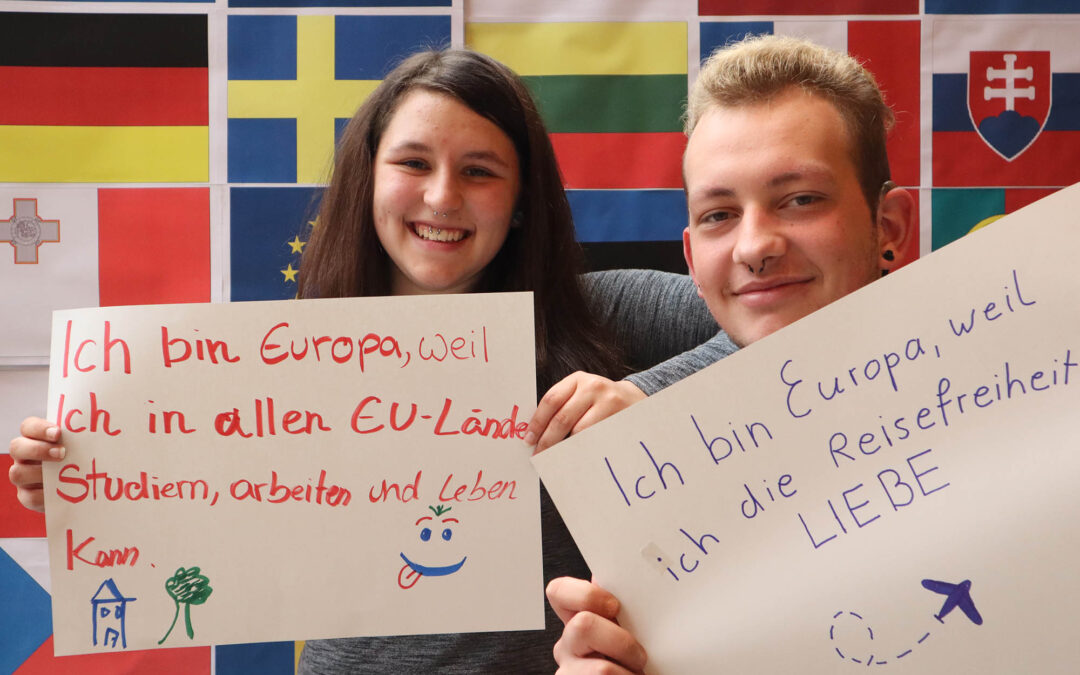 RWB Essen – RWB Europa Aktion – Fotoaktion „Ich bin Europa, weil…“