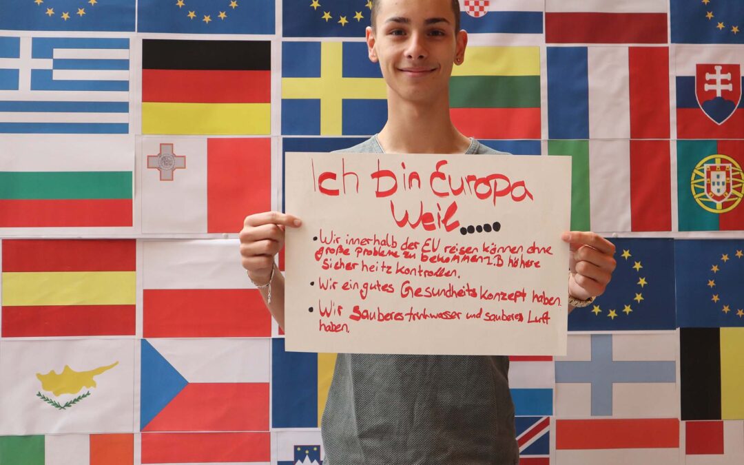 RWB Essen – RWB Europa Aktion – Fotoaktion „Ich bin Europa, weil…“