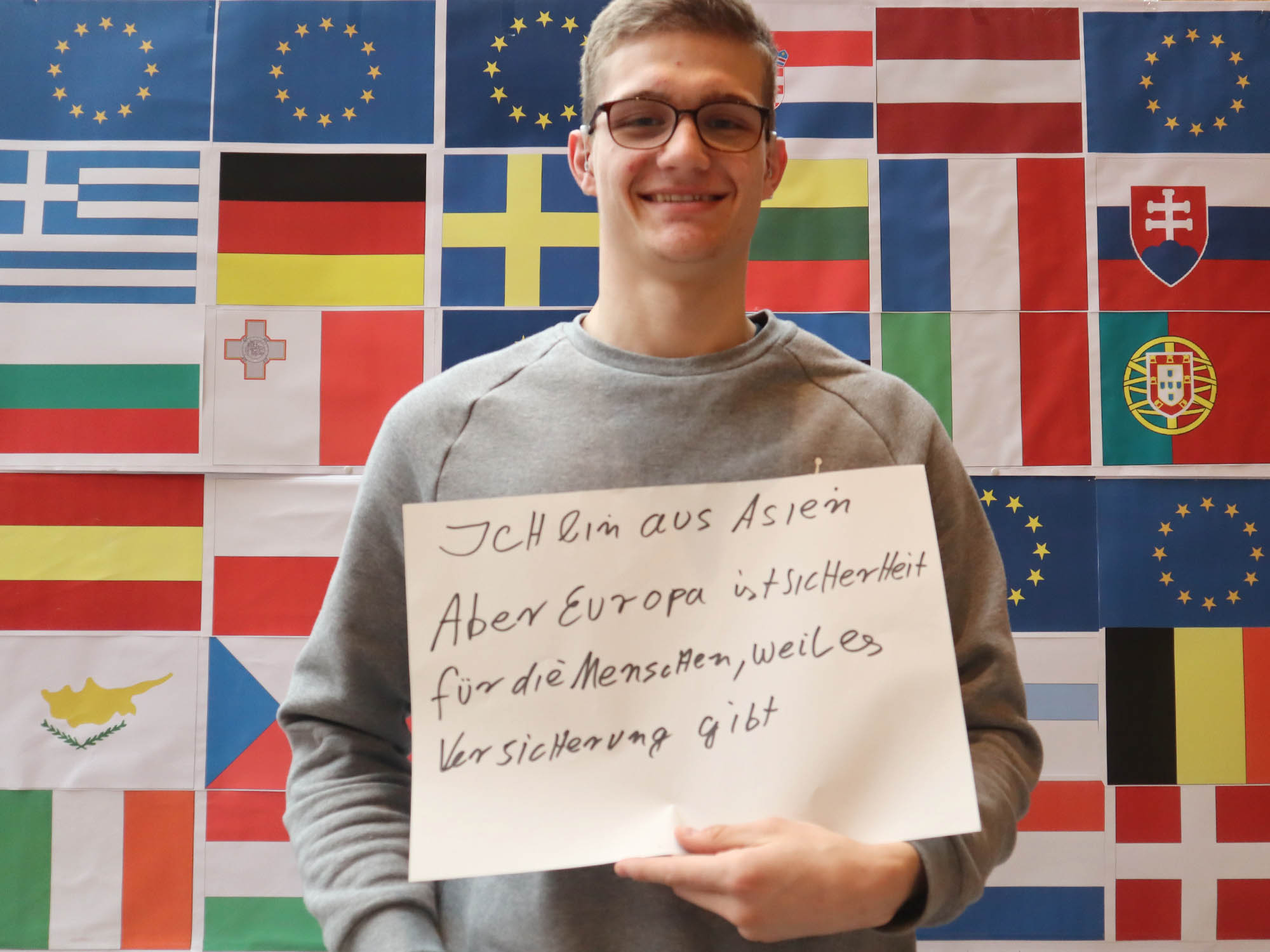 RWB Essen - RWB Europa Aktion - Fotoaktion "Ich bin Europa, weil..."