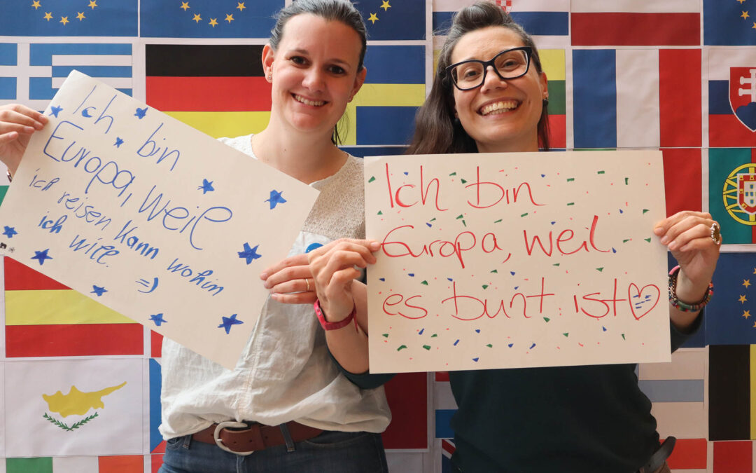 RWB Essen – RWB Europa Aktion – Fotoaktion „Ich bin Europa, weil…“