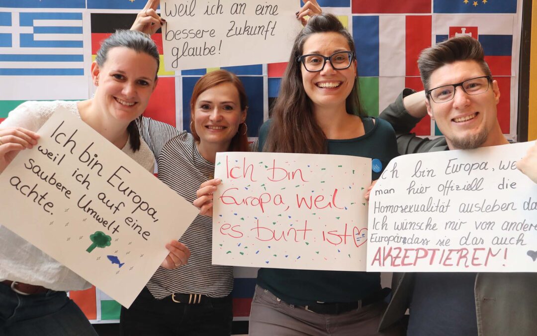 RWB Essen – RWB Europa Aktion – Fotoaktion „Ich bin Europa, weil…“