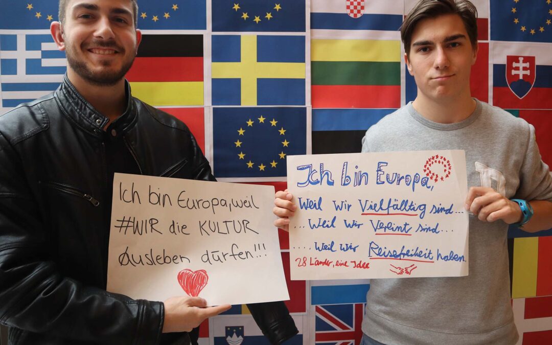 RWB Essen – RWB Europa Aktion – Fotoaktion „Ich bin Europa, weil…“