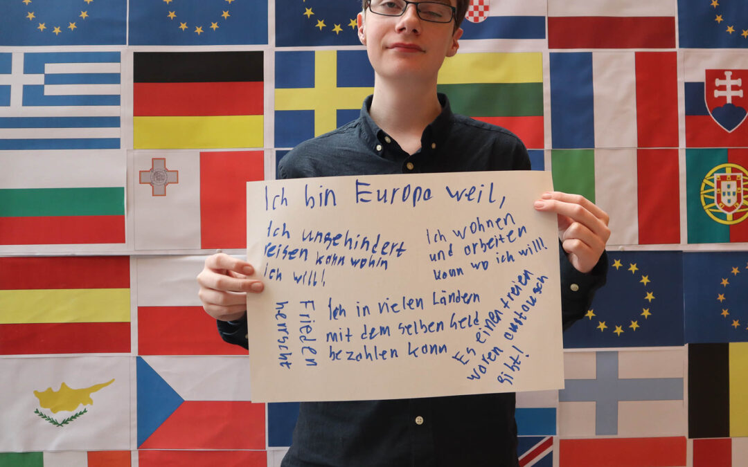 RWB Essen – RWB Europa Aktion – Fotoaktion „Ich bin Europa, weil…“