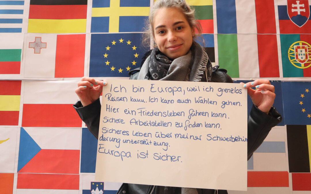 RWB Essen – RWB Europa Aktion – Fotoaktion „Ich bin Europa, weil…“