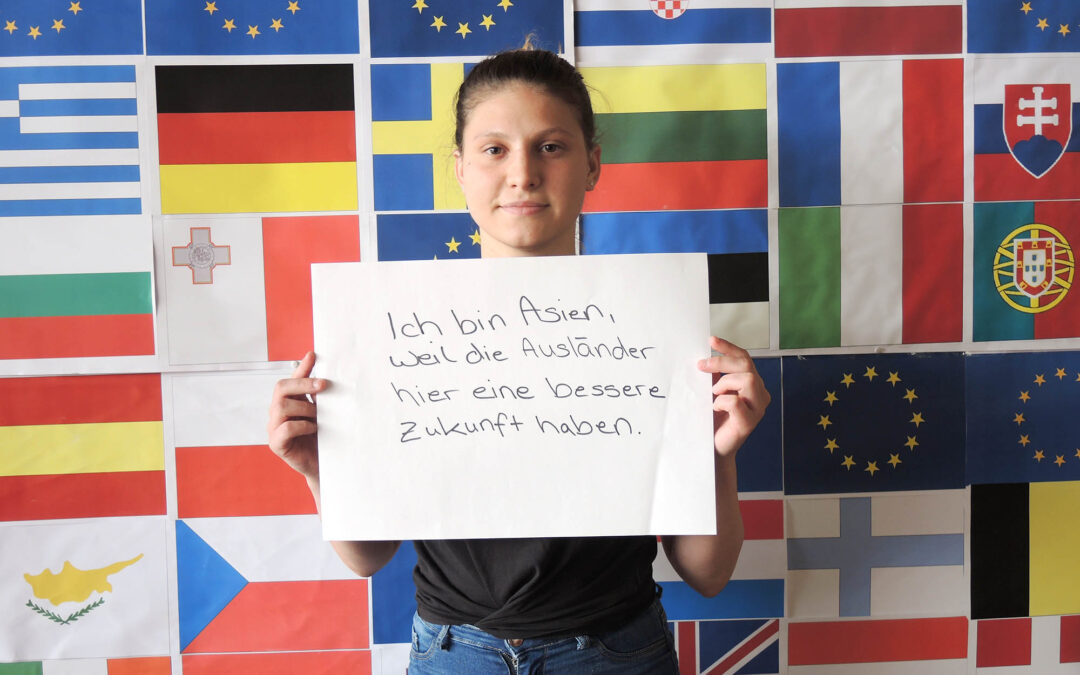 RWB Essen – RWB Europa Aktion – Fotoaktion „Ich bin Europa, weil…“