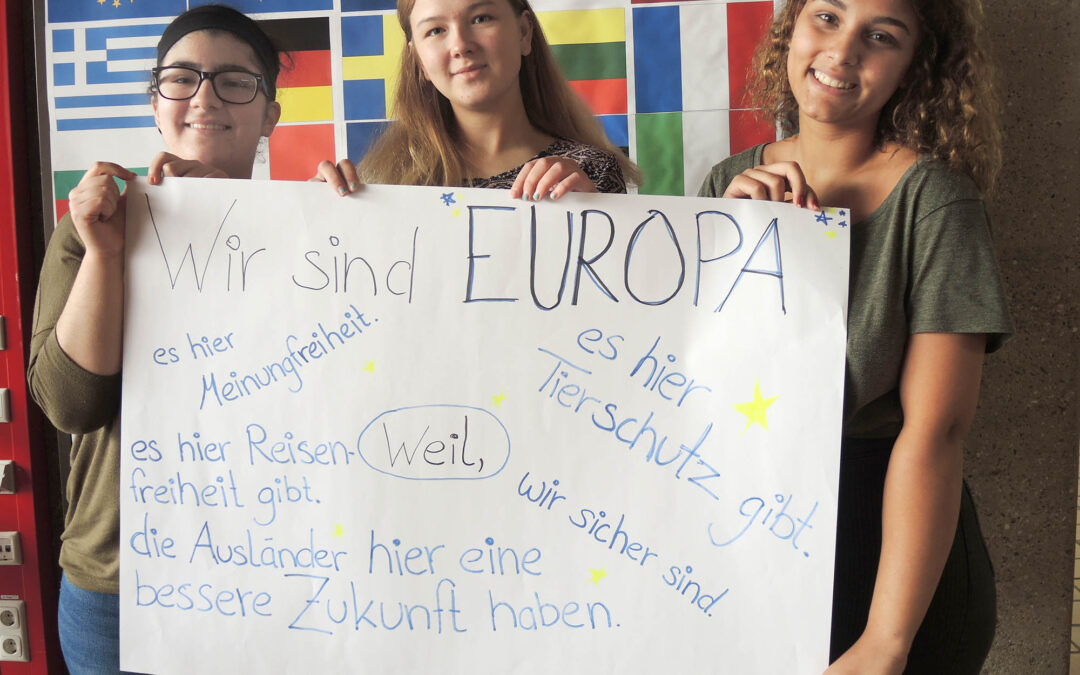 RWB Essen – RWB Europa Aktion – Fotoaktion „Ich bin Europa, weil…“